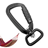 鍵用カラビナ | ヘビーデューティアルミニウム合金スプリングフック | 登山用カラビナ | ピクニック キャンプ ハイキング クライミング アウトドア サバイバル ジム 女性 男性 用