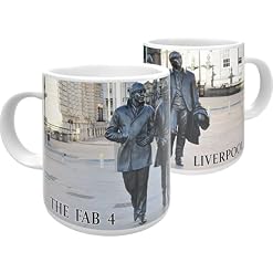 Mug Beatles Fab 4 Statue - Les Beatles, Paul McCartney, John Lennon, RIngo Starr, George Harrison