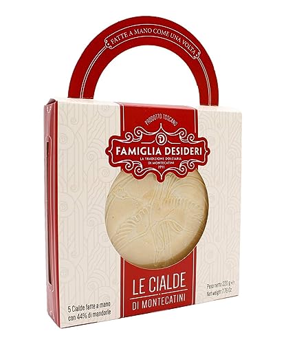 Gr 220 Cialde Di Montecatini Alla Mandorla -Almond Waffle - Cialda Croccate Dispenser Waferalle Mandorle