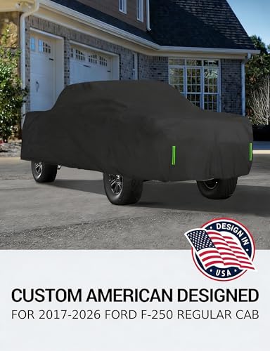 Image of Proadsy Car Cover for 2017-2026 Ford Super Duty F-250 Waterproof UV Outdoor | UV-Blocking Waterproof With Soft Lining Prevents Leaks & Scratches. Perfect For Sunny, Snowy Outdoor Parking, Garage Storage