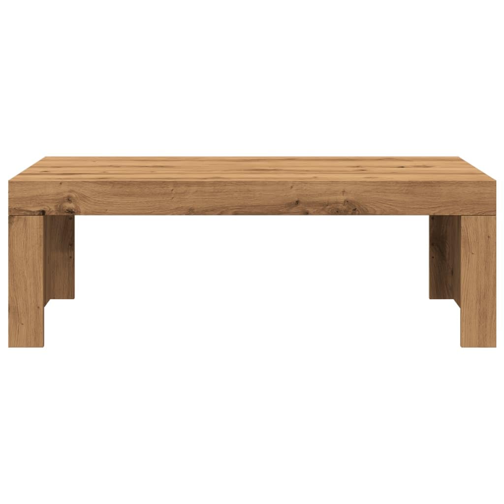 vidaXL Mesa de Centro Madera de ingeniería Roble Artisan 102x50x35 cm, mesita de Centro, Mesa de sofá, mesita de sofá, Mesa de salón, Mesa Auxiliar
