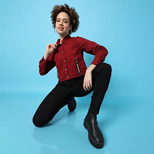 Image of Women's Cotton Jacket Relaxed Fit For Casual Wear | Full Sleeve | Stylish Wear Cotton Jacket Crafted With Comfort Fit And High Performance For Everyday Wear