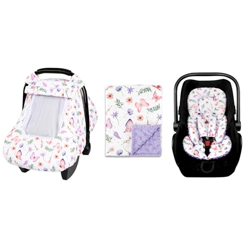 Cobertor y Manta para Silla de Auto Infantil Butterfly miniatura 1