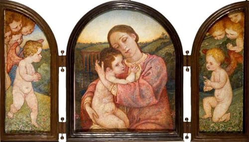 Art mural maternité Phoebe Anna Traquair impression haute définition 60x90
