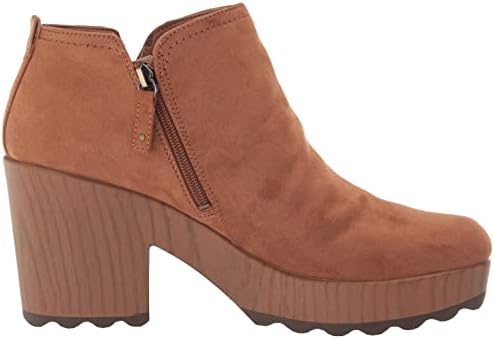 Dr. Scholl's Womens Wishlist Block Heel Bootie Chipmunk Brown Fabric 9.5 M | Image 5