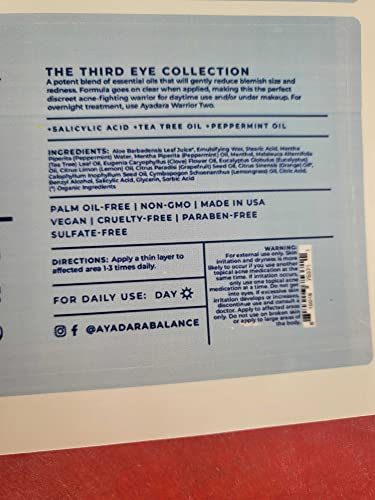 Cystic, Hormonal & Severe Acne Spot Treatment, Natural Pimple Cream With Salicylic Acid & Tea Tree For Teens & Adults, Acne Minimizer For A Clean Face & Body, 150+ Treatments By Ayadara #TOP6