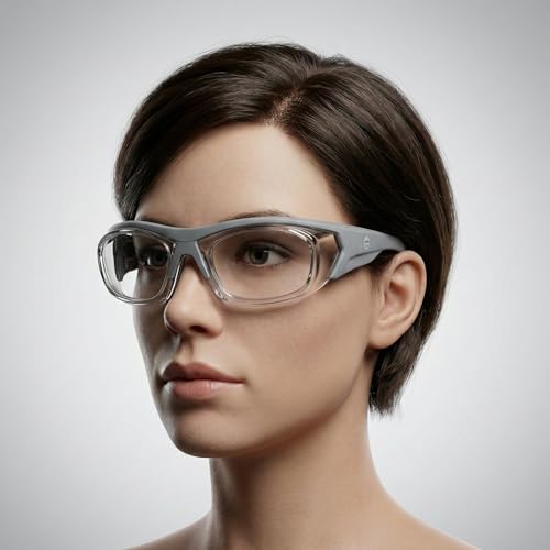 Image of THUNDERSTORM Safety Goggles Eye Protection Anti Pollution Eyewear For Multipurpose Use In Riding Motorcycle Cycling Scratch Resistant UV Protected Safety Glasses for Men & Women (Matte Grey Frame)