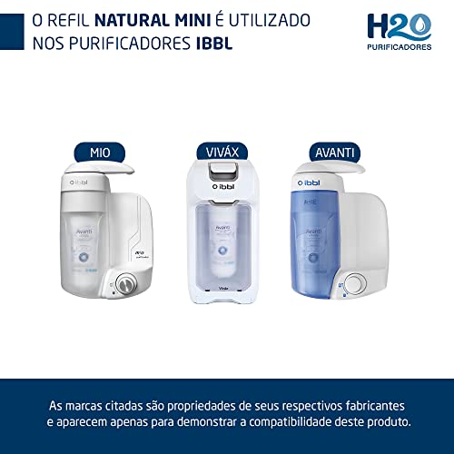 Kit com 2 Refil Filtro IBBL Avanti Natural Mini para Purificador de Água Avanti, MIO e Vivax
