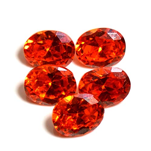 Pierres en oxyde de zirconium orange de 20 à 32 carats Jarkan pour bijoux