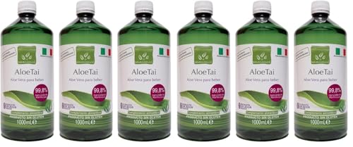 Benessence - Jugo y pulpa de Aloe Vera para beber, sin pasteurizar y sin filtrar - 3 L (Paquete de 2)