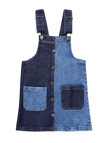 Image of KiddoPanti Girls Denim Dungaree Skirt