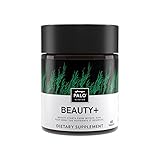 Beauty+ Dietary Supplement for Hair Nails and Skin, 60 Tablets, All-Natural Biotin, Zinc, Vitamin C and Vitamin A, Made in The USA