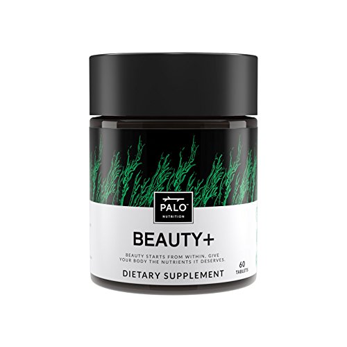 Beauty Premium Supplement with Biotin, Folic Acid, Vitamins A & D Plus Horsetail Nettle, Burdock and Red Clover to Promote Faster Hair Growth, Healthy Skin, and Stronger Nails by PALO Nutrition