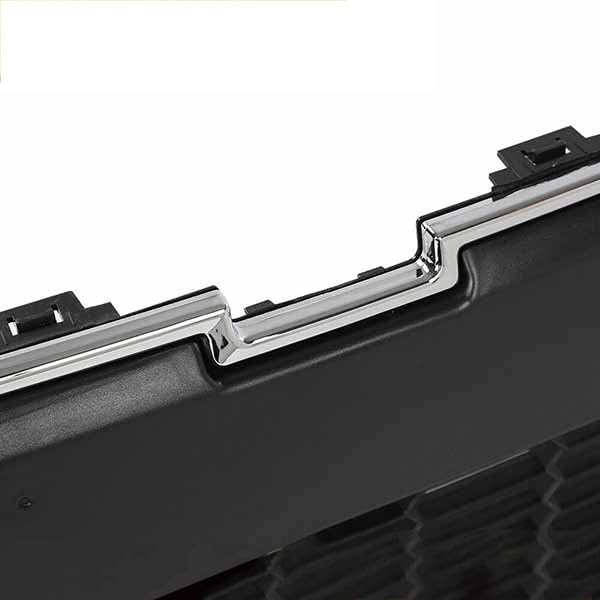 Lower Bumper Grille w/Chrome Surround Molding Fit for 2012-2016 Chevy Sonic LS LT LTZ Mesh Bumper Grille 95227395 GM1036139