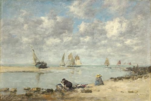 Poster d'Art Eugène Boudin Impression Haute Définition sur Toile de Qualité Musée 60x90