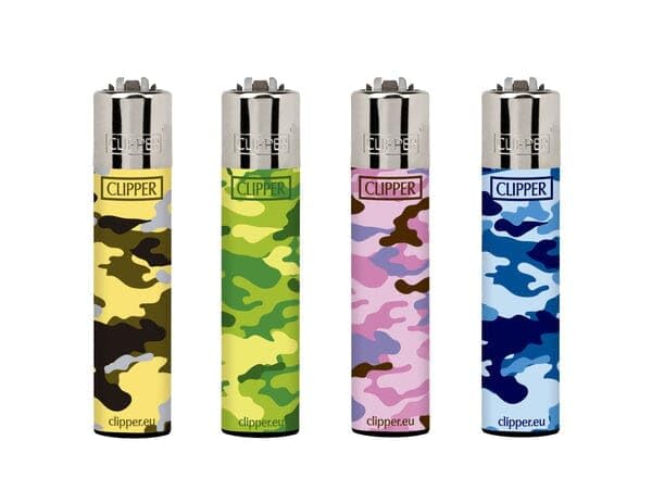 Clipper Encendedores Camo Mix 4 unidades miniatura 1