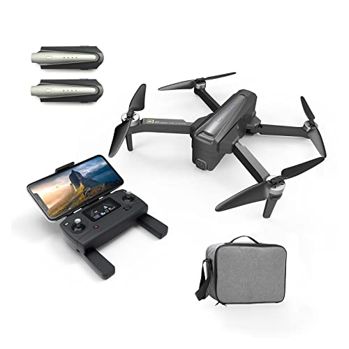 NIRAA B12 Bugs 12 EIS con 4K 5G WiFi Cámara con Zoom Digital 22min Tiempo de Vuelo Sin escobillas Plegable GPS RC Quadcopter Drone RTF (Color : Extra 2 Battery Bag)