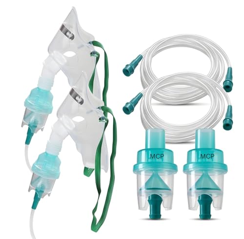 Image of MCP Nebulizer Adult Mask with Air Tube and Medicine Chamber Kit (Adult Mask (2 Pcs))