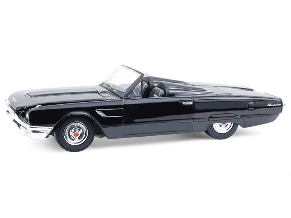 1965 Thunderbird with Tonneau Cover Black Black Bandit Series 30 1/64 Diecast Model Car b…