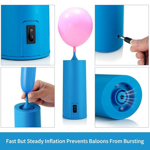 Xapypy QQB Electric Balloon Pump And 100 Balloons,Balloon Inflator thumb #5