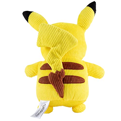 Pokémon 8" Corduroy Pikachu Plush Stuffed Animal Toy - Limited Edition - Officially Licensed - Great Gift For Kids #TOP4