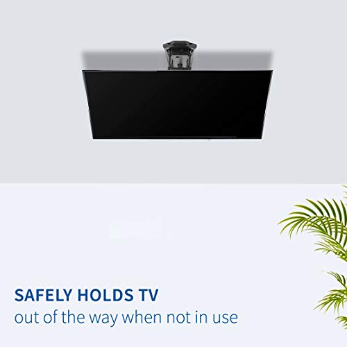 Vivo Electric Ceiling Tv Mount For 32 To 70 Inch Screens, Large Flip Down Motorized Pitched Roof Vesa Mount, Master Pack, Black, Mount-E-Fd70 #TOP4