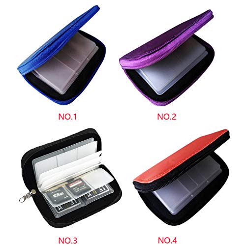 Wheeler-WF Geheugenkaart Cases SD Micro SD CF SDXC SDHC geheugen Flash-kaarten met Pouch Organizer Keeper Media… - Image 7