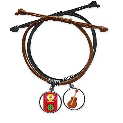 Pulsera de cuerda de guitarra un regalo lleno de deseos de año nuevo feliz