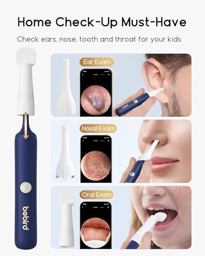 Image of Earsight Plus R37R Ear Cleaning Camera Wax Removal Tool kit, Flexible Ear Scope Otoscope Camera Light, Visual Ear Picker Wireless Earwax Remover Tweezers for Adults & Kids (Premium Ear Wax)