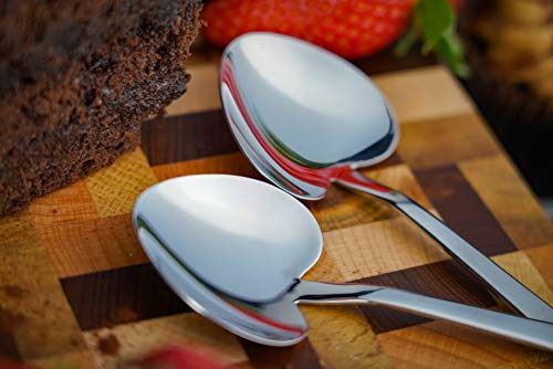 Grunwerg Windsor Carded 2-Piece Heart-Shaped Cereal/Dessert Spoon Set 2HRDSWDR/C 18/0 Stainless Steel, Silver - Image 3