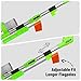 zozen Marking Paint Wand, Foldable/Flags Holder/with 20pc Marking Flags, Line Widths Adjustable, Paint Sticks Work with Side Push Inverted Marking Spray Paint. for Industrial, Sports Field and More