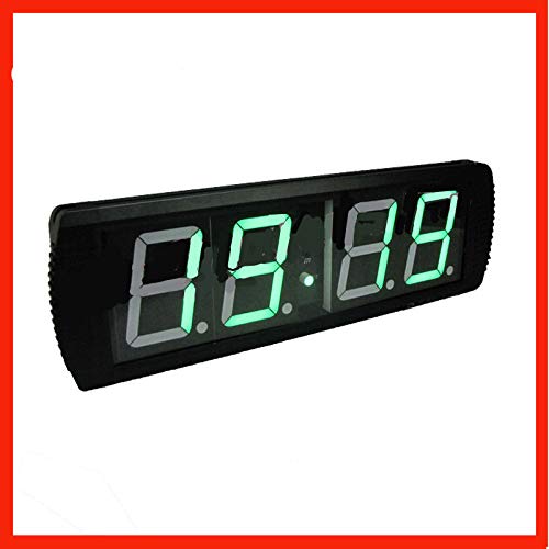 Minuteur numérique Gowe vert horloge murale affichage LED intérieur
