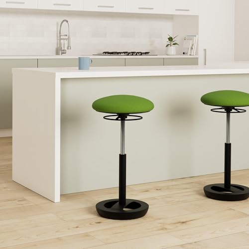 Image of Safco Twixt Active Movement Seating Chair, Ergonomic Support, Extended Height, Green Mesh