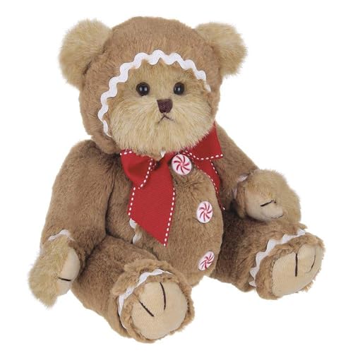 Bearington Christmas Stuffed Animals Christmas Teddy Bear Holiday Bear Gingerbread Man - Gingerbeary 10