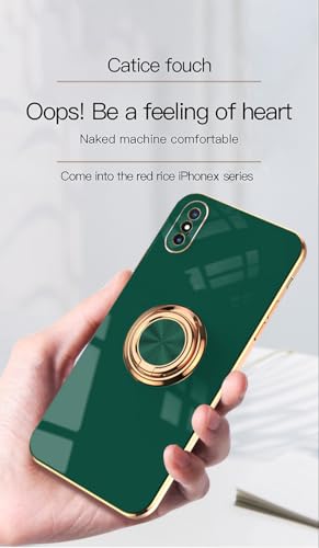 Coque iPhone Xs Max souple Asuwish avec anneau support et protection écran - 5