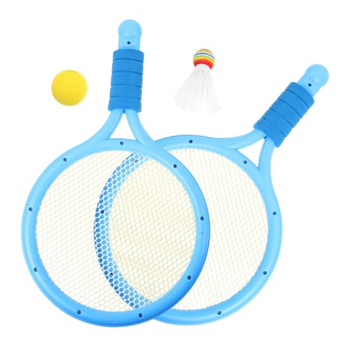 Toddmomy 1Set Parent Outdoor Badminton and Tennis Racket Set with Balls Fun Sports for Durable Design for Early Education Suitable for Boys