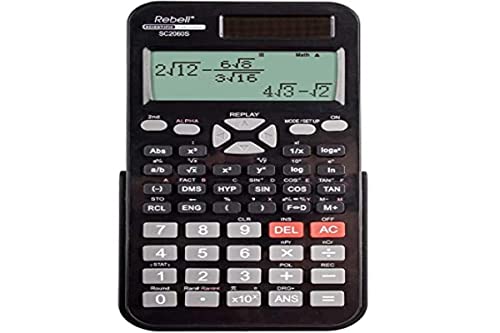 Calculatrice scientifique SC 2060S Rebell pour le calcul scolaire