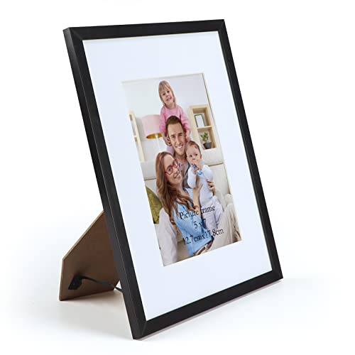 Giftgarden Black 8X10 Picture Frame Set Of 10, Matted To 5X7 Picture With Mat Or 8X10 Photo Without Mat, Multi Frames For Gallery Wall Tabletop Display #TOP4