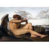 ROSSOGRAFICO アレクサンドル・カバネル ポスター 堕天使 ロマン主義 アカデミック美術 新古典主義 日本製 A3