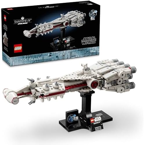LEGO Star Wars: A New Hope Tantive IV - Creative Building Set for Adults - 25th Anniversary Starship Model - Collectible Build and Display Gift Idea for Star Wars Fans - 75376