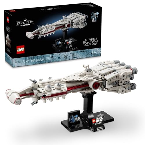 $55.99 | 654-Piece LEGO Star Wars: Starship Collection - Tantive IV (75376, 2024) at Amazon