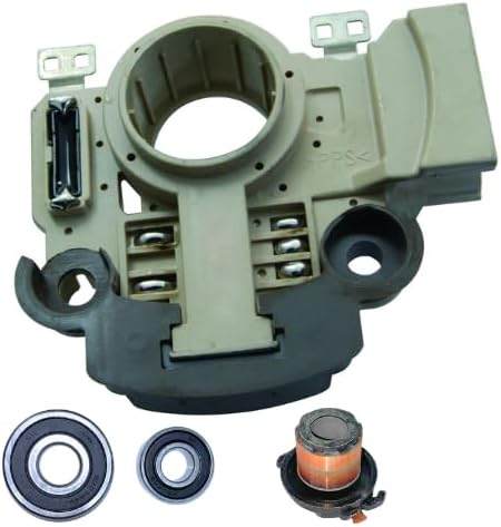 Miniatura 1 de New Alternator Kit Regulator Brush Bearings Slip Ring im473rk6 Replacement For Niss.Versa 2009, NP300 2015, Pickup 2006