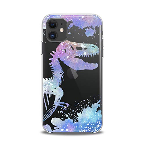 Lex Altern Case Compatible With Iphone 14 13 Pro Max 12 Mini 11 Xs Xr 8 X 7+ 6 Se 5 Print Animal Blue Lux Skeleton Design Smooth Lovely Pink Soft Clear Slim Fit Lightweight Cover Art Funny Dinosaur #TOP26