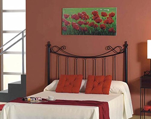 IFEX CABECERO DE FORJA Modelo Andrea (135, Negro)