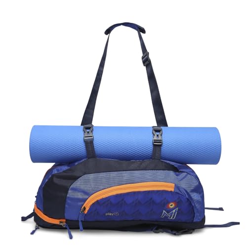 Image of playR X MI Unisex Transformer Sports Gym Bag - Durable, Lightweight Spacious, Comfortable Duffel Bag for Travel, Training Gym, Cricket Multi-Use All-Season