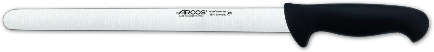 Arcos 2900 Range 12-Inch Spanish Ham Knife, Black