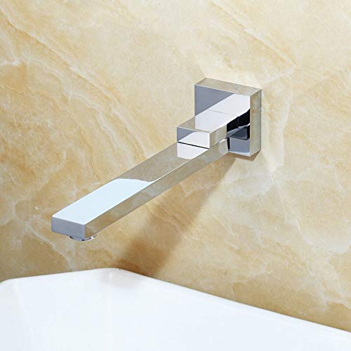 Robinet de lavabo à bec pivotant pour éliminer les éclaboussures murales