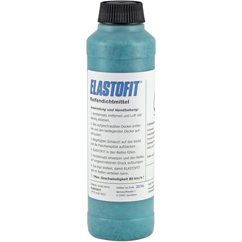 ELASTOFIT Reifendichtmittel 250 ml Dichtmittel Fahrrad E-Bike Lastenrad...