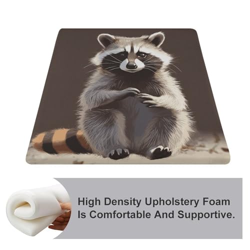 Coussin de sol de méditation carré en mousse adulte