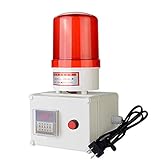 【Alto Rendimiento】Bajo consumo de energía y alto brillo, compatible alarma sonida y de luz estroboscópica; el sonido sigue siendo fluido y no áspero mientras el tono se mantiene altamente.